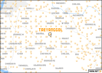 map of Taeyang-gol