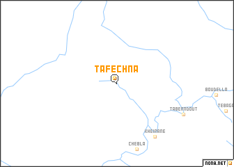 map of Tafechna