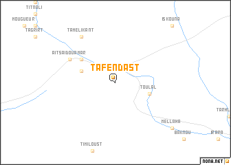 map of Tafendast