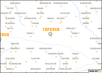 map of Taferka