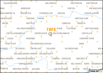 map of Tafe