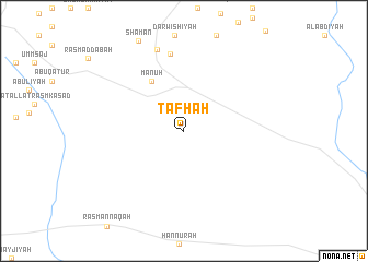 map of Ţafḩah