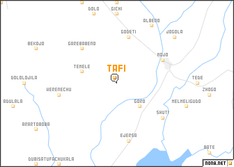 map of Tʼafī