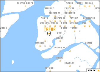 map of Tafor