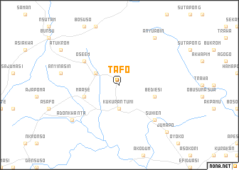 map of Tafo