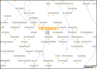 map of Tafroukht