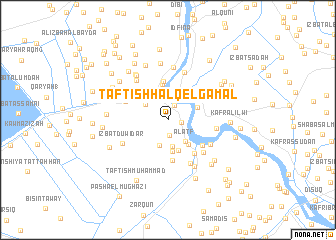 map of Taftîsh Ḥalq el-Gamal
