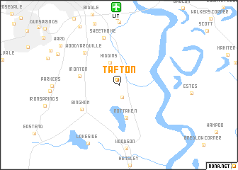 map of Tafton