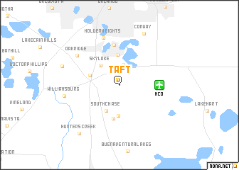 map of Taft