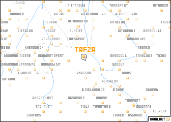 map of Tafza