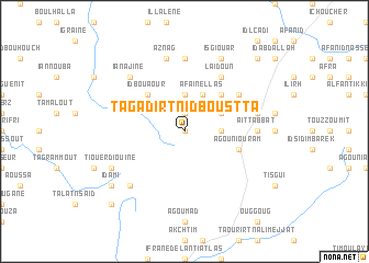 map of Tagadirt nʼId Boustta