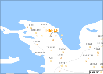 map of Tagala