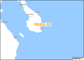 map of Taganilao