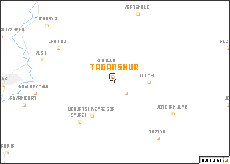 map of Taganshur
