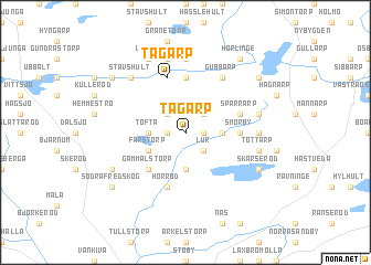 map of Tågarp