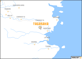 map of Tagasaka