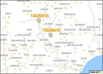 map of Tagbakin