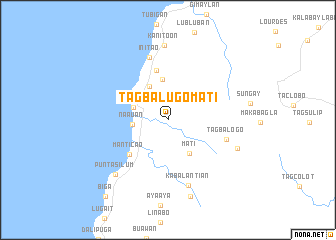 map of Tagbalugo Mati