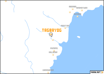 map of Tagbayog