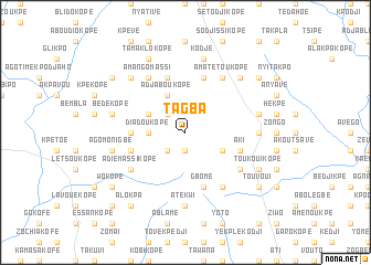 map of Tagba