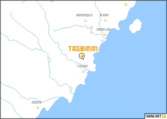 map of Tagbiriri