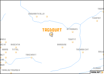 map of Tagdourt