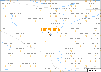 map of Tågelund