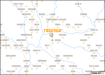 map of Tagenda