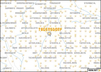 map of Tagensdorf