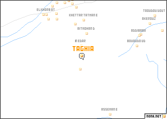 map of Taghia