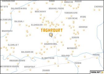 map of Taghrourt