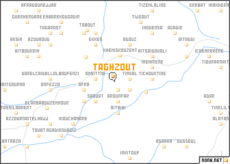 map of Taghzout