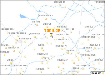 map of Tağılar