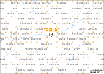 map of Tagilde