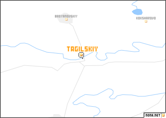 map of Tagil\