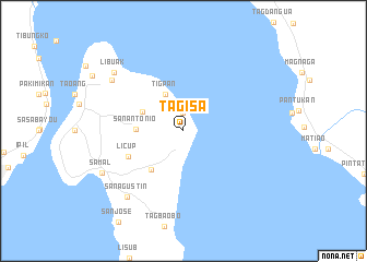 map of Tagisa