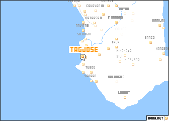map of Tag Jose