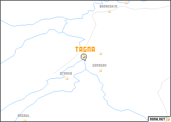 map of Tagna