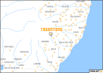 map of Tagontong