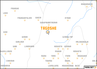 map of Tagoshe