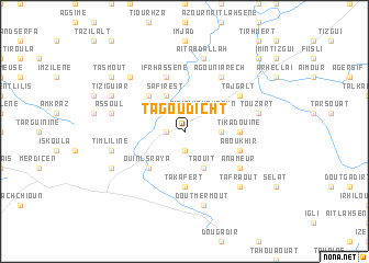 map of Tagoudicht