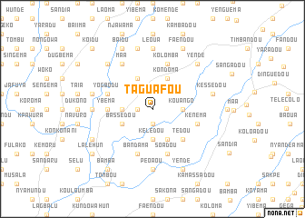 map of Taguafou