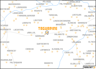 map of Taguapire