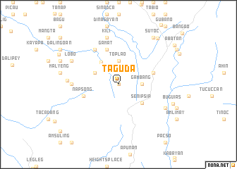 map of Taguda