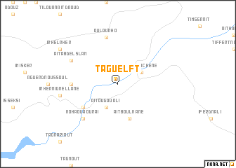 map of Taguelft