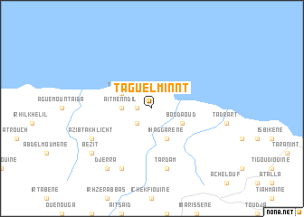 map of Taguelminnt