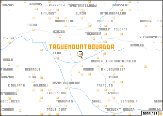 map of Taguemount Bou Adda