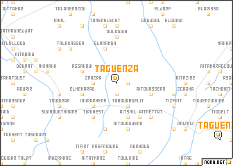 map of Taguenza