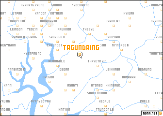 map of Tagundaing