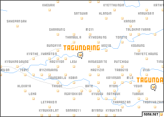 map of Tagundaing